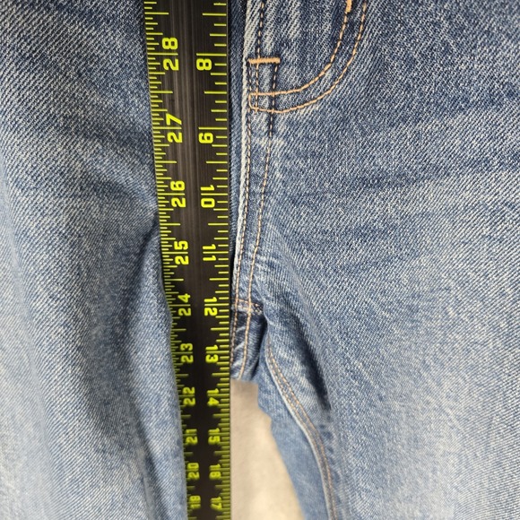 American Eagle Women Super High-Rise Straight Jeans Size 6 Distressed - Picture 10 of 11